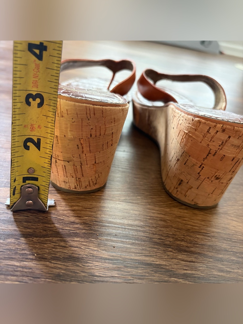 Sam Edelman Leather Wedge Sandals
Little wear inner strap (last pic)
Size 7.5 - Picture 7 of 10